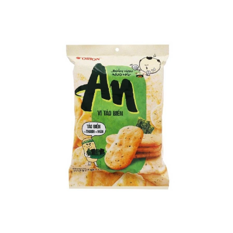 베트남 오리온 AN 안 쌀과자 김과자 김맛 111.3G (An tảo biển)