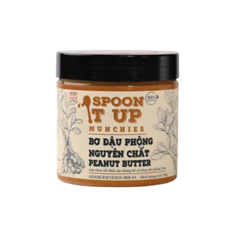 스푼잇업 무설탕 땅콩버터 210g (bơ đậu Phụng)