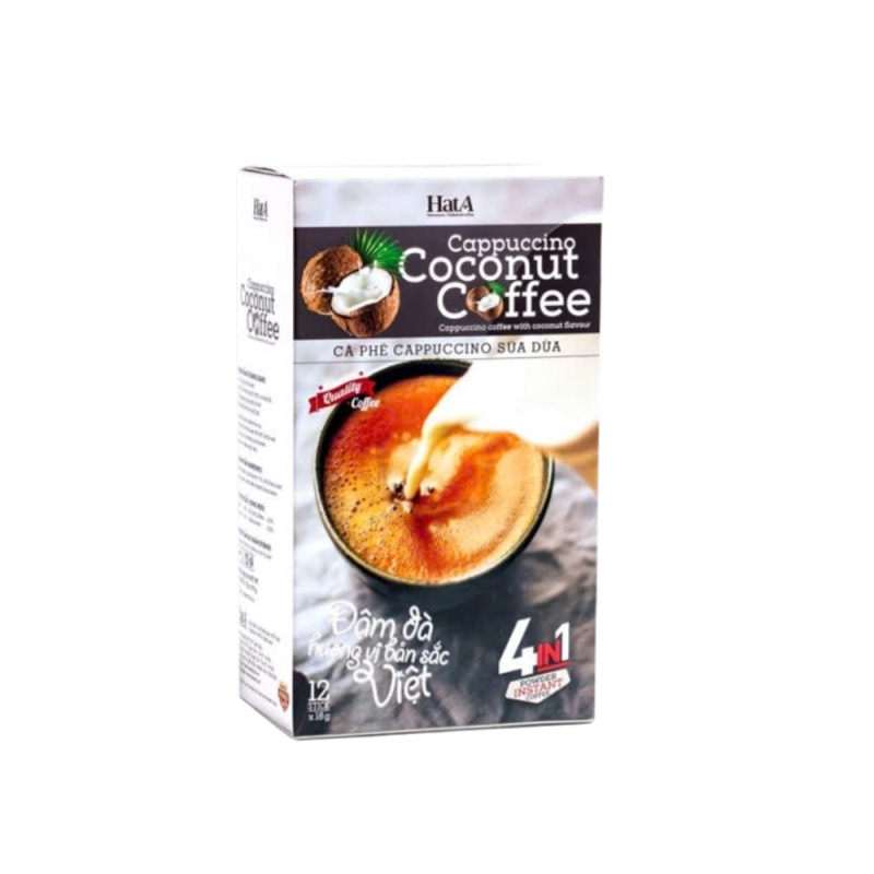하타 카푸치노 코코넛 커피 HATA COCONUT CAPPUCCINO 216g 12개입 café hata