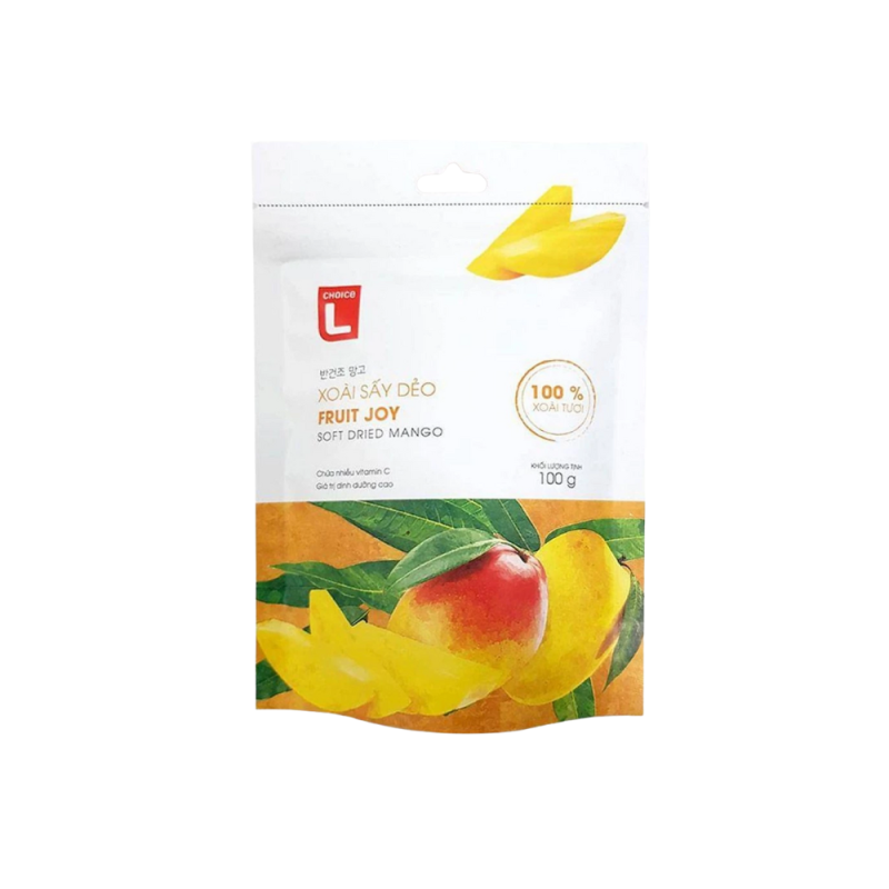 베트남 롯데마트 건망고 슬라이스 초이스L 100G (xoày sấy Choice L)