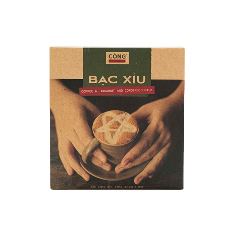 베트남 커피 콩카페 코코넛 연유커피 15G 12개입 (cộng café bạc xỉu)