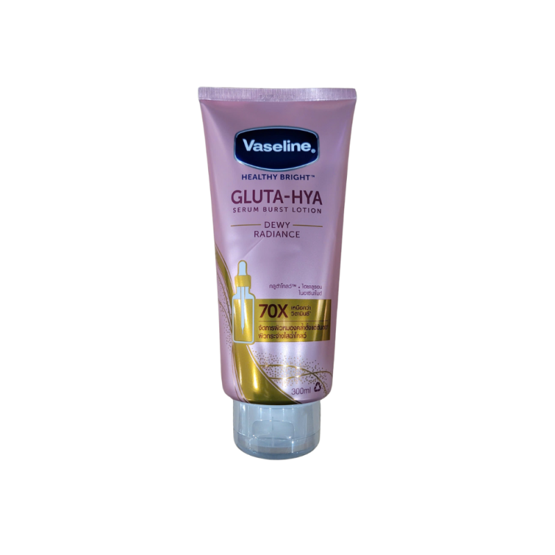 바세린 브라이트 데일리 바디로션 듀이 래디언스 300ml (vaseline gluta hồng)