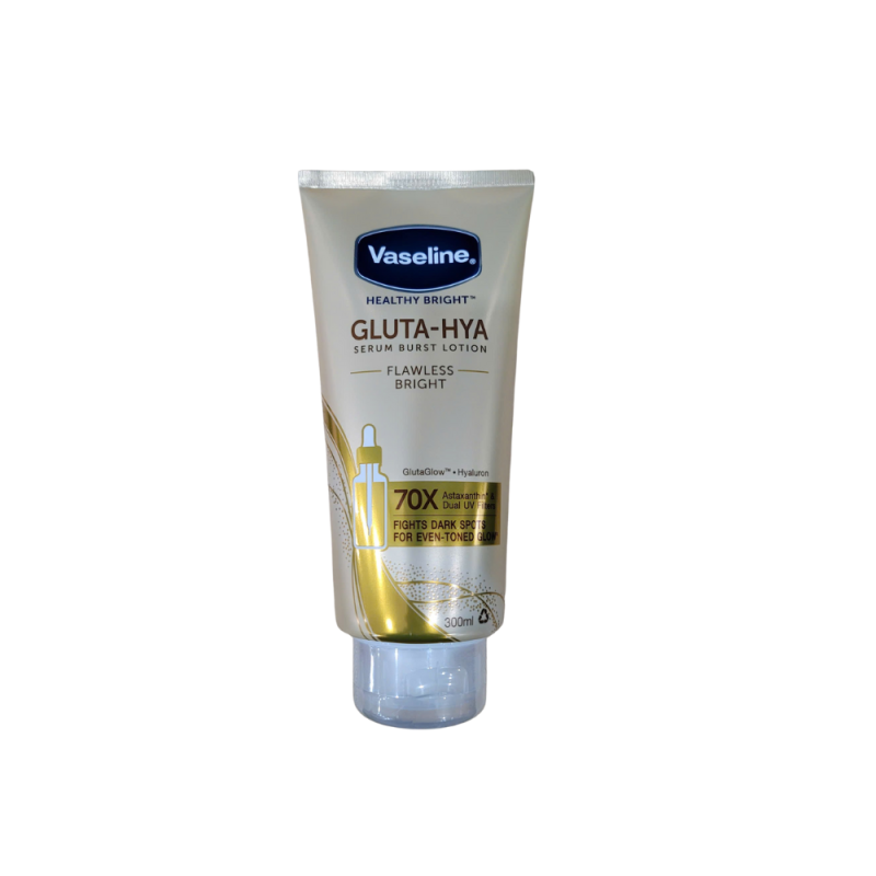 바세린 브라이트 데일리 바디로션 플로레스 글로우 300ml (vaseline gluta vàng)