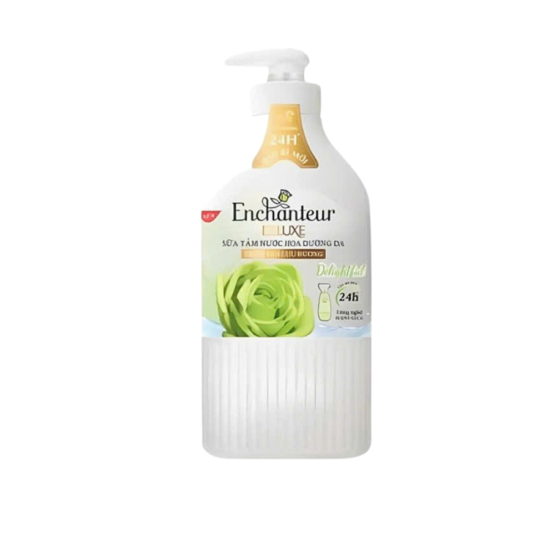 베트남 인챈터 퍼퓸 바디워시 650g Enchanteur 그린 (enchanter xanh lá)