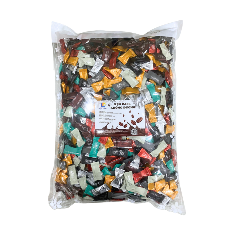 씹어먹는 무설탕 커피콩 캔디 믹스 1kg (Kẹo café đại long)