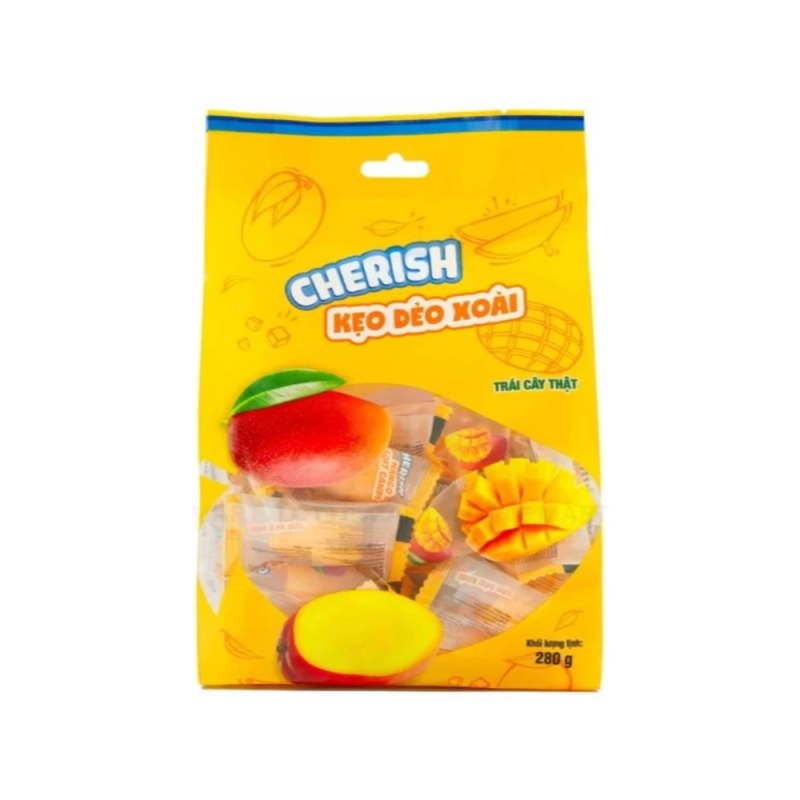 체리쉬 케오데오 애플망고 젤리 280g (Kẹo dẻo Cherish)