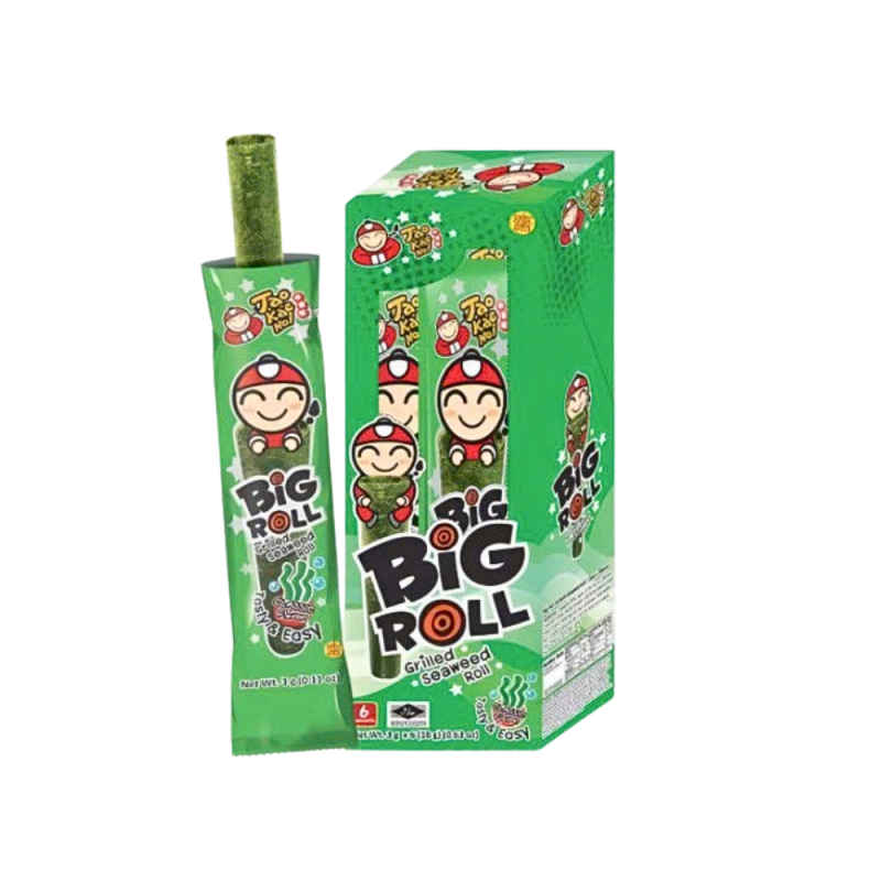 태국 타오케노이 빅롤 김 스낵 과자 3g x 6개입 오리지널 (bánh big roll original)