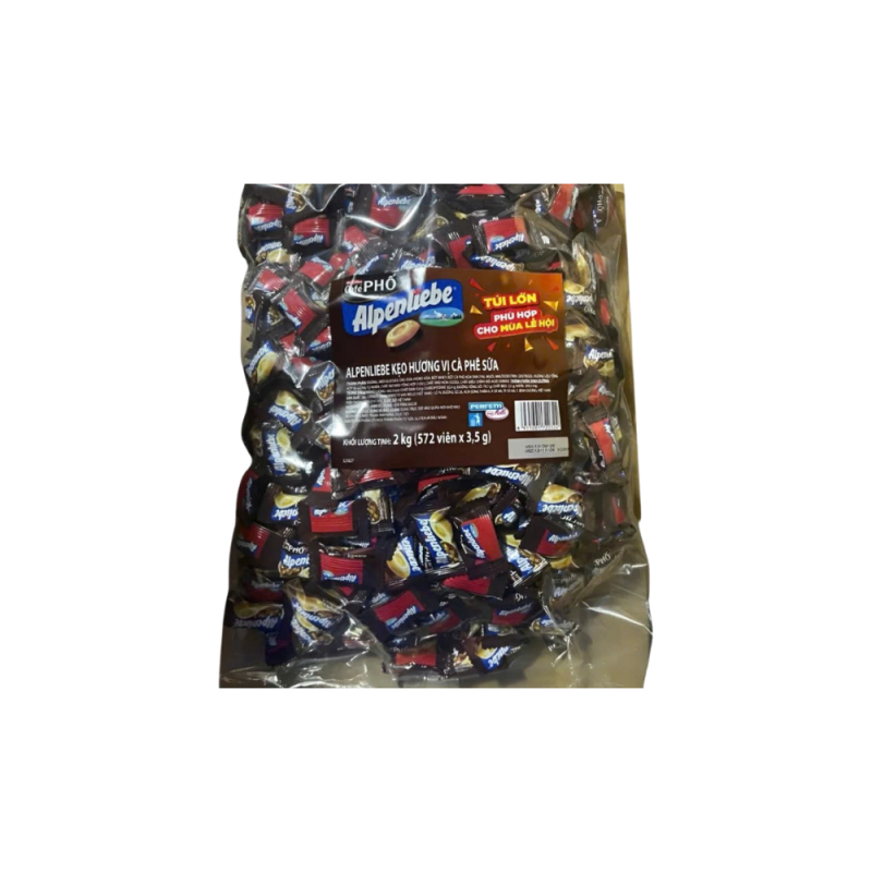 알펜리베 커피 우유맛 2kg 대용량 하드캔디  (kẹo cà phê sữa alpenliebe)