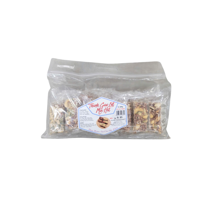 베트남 견과류 강정 (현미, 캐슈넛, 호박씨, 김, 참깨) 500G (bánh hạt)