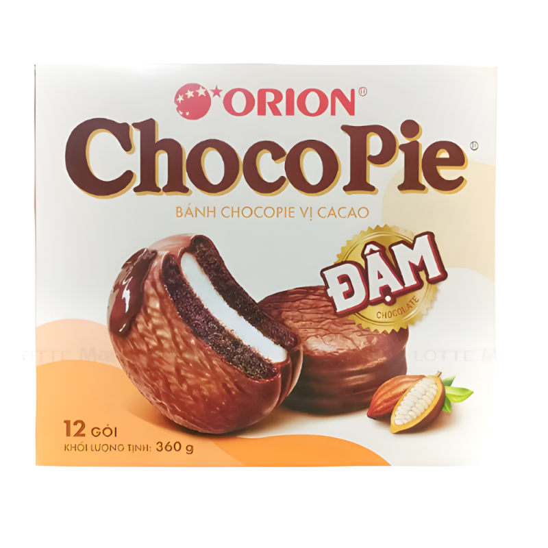 L-Orion 초코파이 다크 396G (12 Cái)