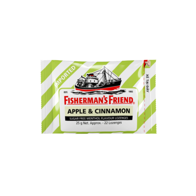 영국 피셔맨스 프렌드 슈가프리캔디 애플시나몬 25g (Fisherman's) Apple