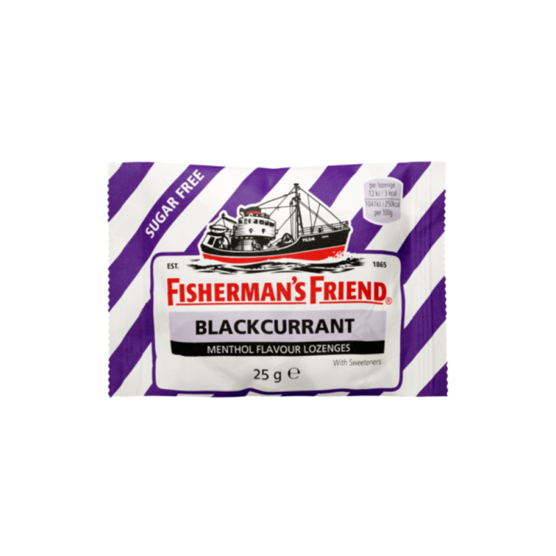 영국 피셔맨스 프렌드 슈가프리캔디 블랙커턴트 25g (Fisherman's) Black Berry