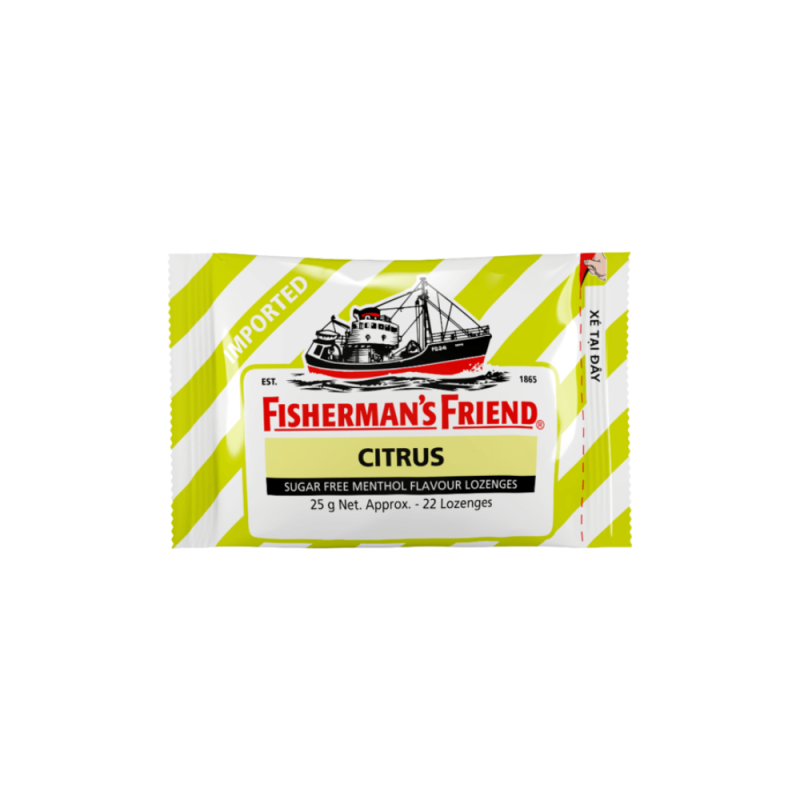 영국 피셔맨스 프렌드 슈가프리캔디 시트러스 25g (Fisherman's) Citrus