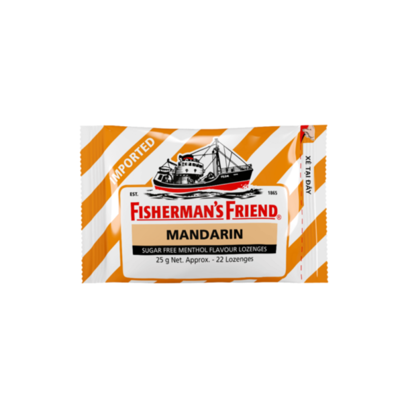 영국 피셔맨스 프렌드 슈가프리캔디 만다린 25g (Fisherman's) Mandarin