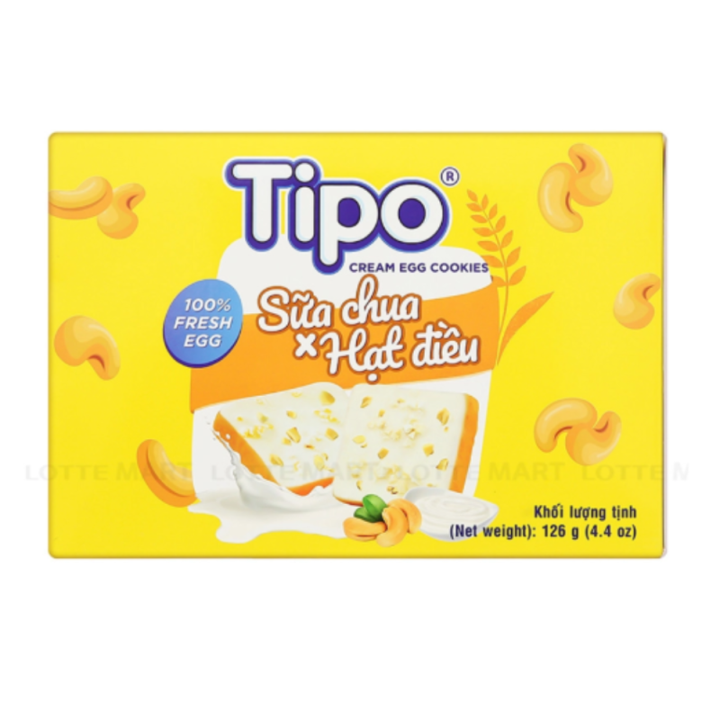 L-티포 캐슈넛 요거트 계란 과자 126G