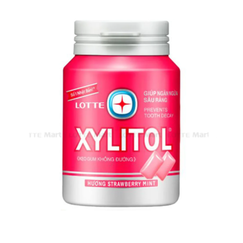 L-롯데 자일리톨 껌 딸기민트 55.1G