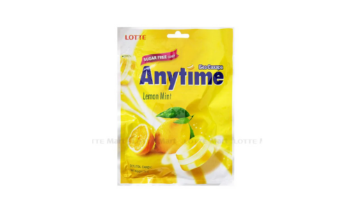 L-롯데 무설탕 캔디 애니타임 레몬민트 60G