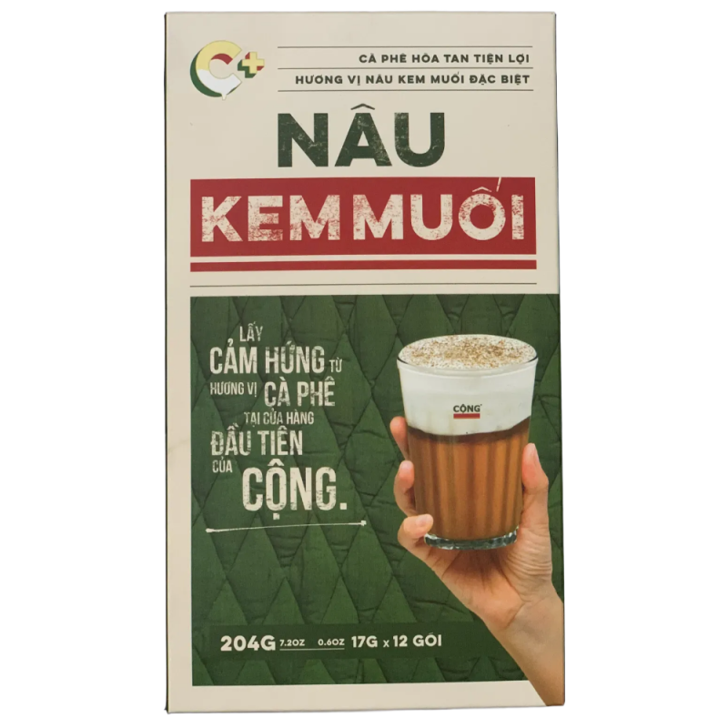 베트남 콩카페 소금크림커피 204g (17g x 12개입)