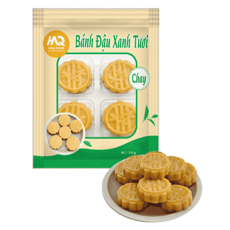 A-신선한 녹두 케이크 110g (Bánh đậu xanh tươi 110g)