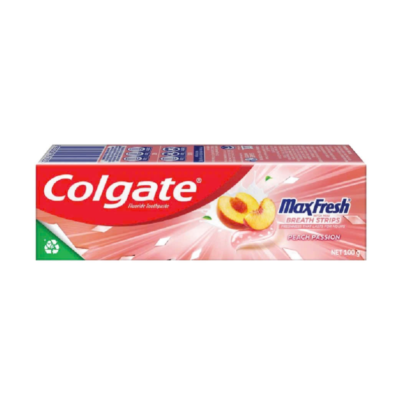 A-콜게이트 맥스프레시 복숭아 치약 100g(Kem đánh răng Colgate MaxFresh Peach 100g)