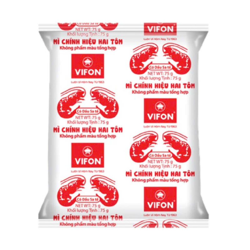 A-비폰 새우 2마리 라면 75g(Mì giấy Vifon hai tôm 75g)