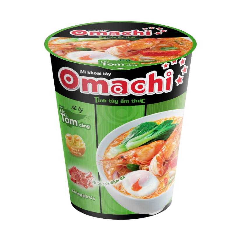 A-오마치 새우 컵라면 67g(Mì ly Omachi tôm càng 67g)