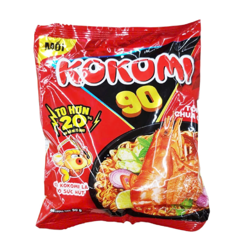 A-코코미 매운맛과 신맛 인스턴트 라면 90g(Mì tôm chua cay Kokomi 90g)