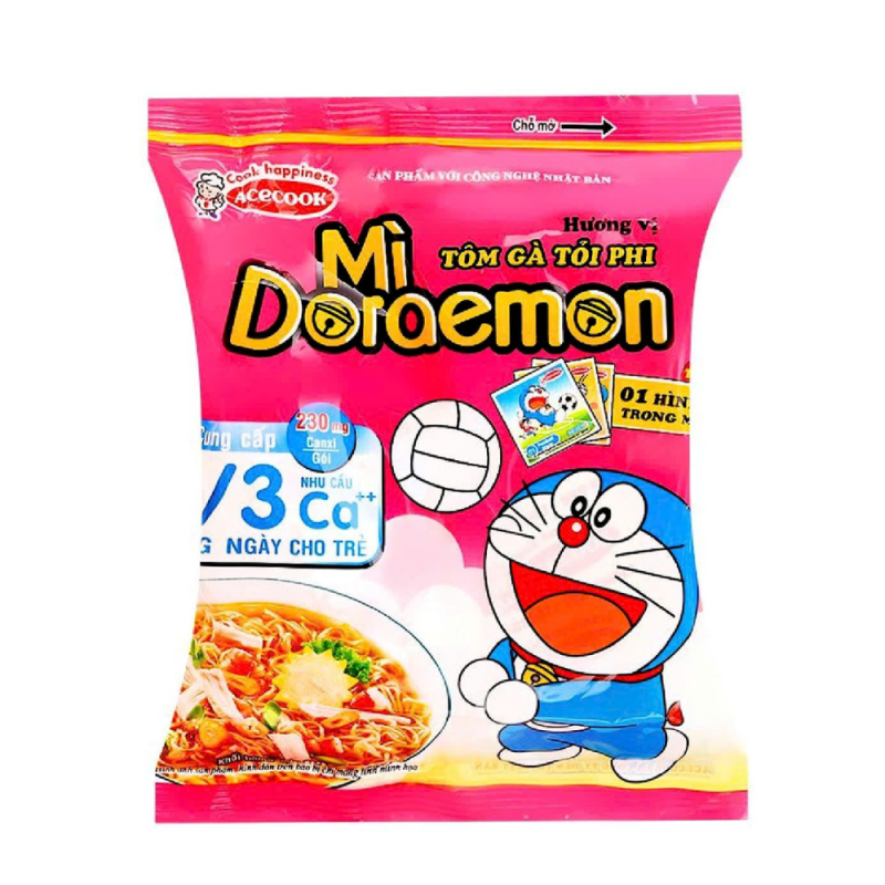 A-도라에몽 국수 마늘튀김 치킨 새우 63g(Mì Doraemon tôm gà tỏi phi 63g)
