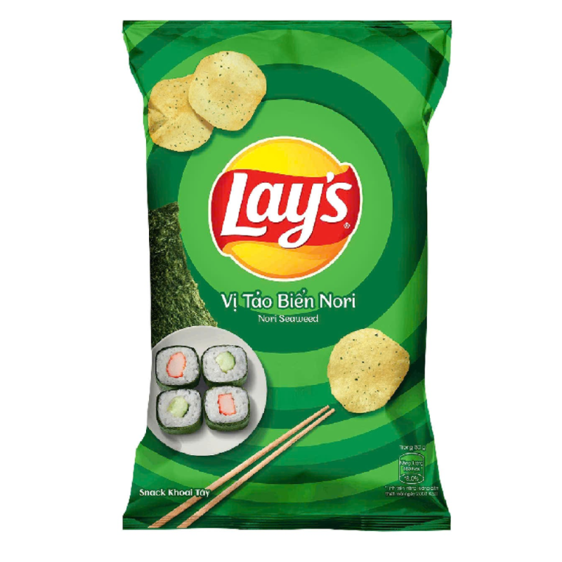 A-레이즈 감자 스낵 노리맛 150g(Snack khoai tây Lay’s vị tảo Nori 150g)