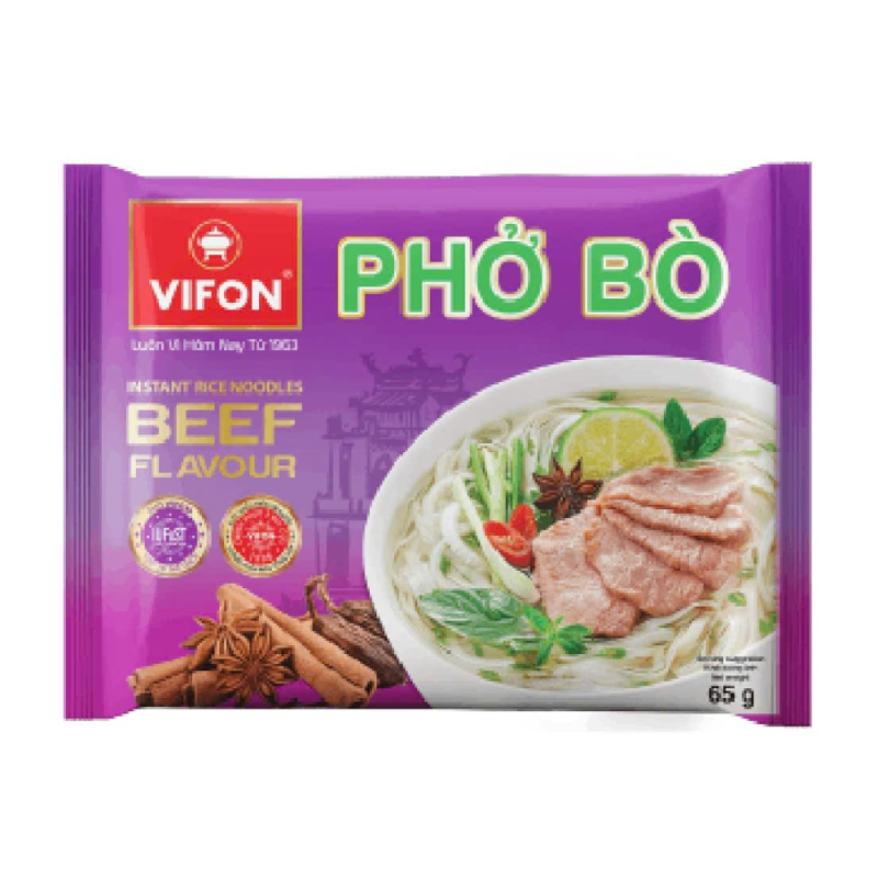 A-비폰 인스턴트 소고기 국수 65g(Phở bò ăn liền Vifon 65g)