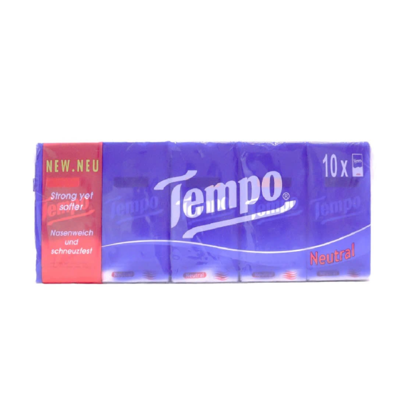 A-템포 레귤러 8매 티슈 10매(Lô 10 khăn giấy Tempo Regular 8 tờ)