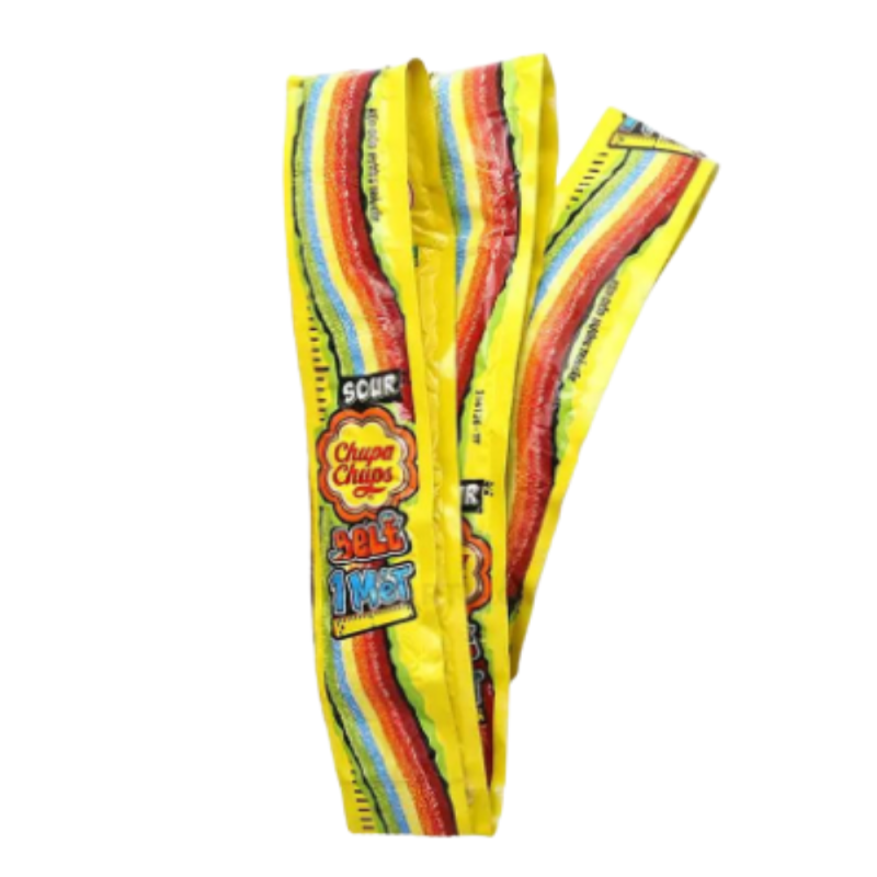 L-츄파춥스 구미 벨트 1미터 길이, 과일맛 50g 팩(Kẹo Dẻo Chupa Chups Belt Dài 1 Mét Hương Trái Cây Gói 50G)