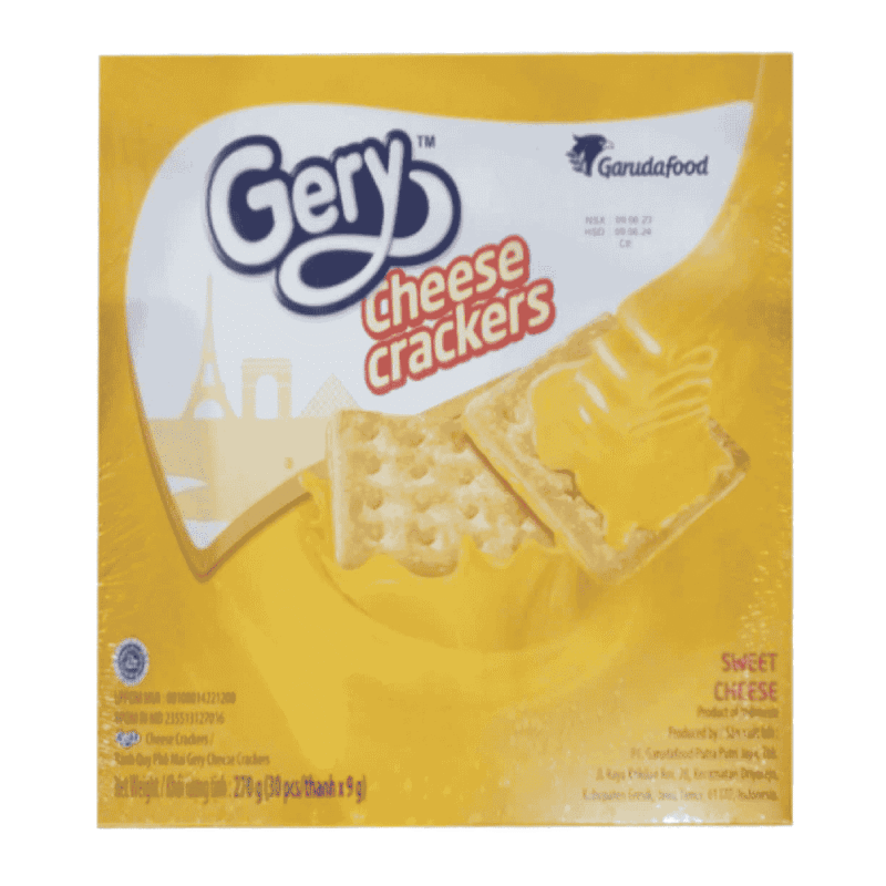 Gery 치즈 크래커 270G (Bánh quy phô mai Gery 270g)