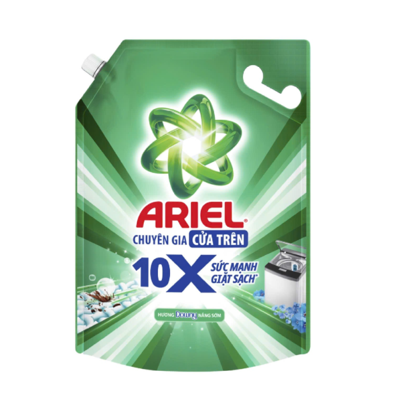 A-아리엘 탑 로드 세탁세제 10배 세척력 4.05kg (Nước giặt Ariel "Cửa trên" 10X sức mạnh giặt sạch 4.05kg)