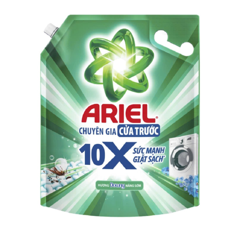 A-에리얼 "프런트 로드" 세탁 세제 10배 세척력 3.7kg (Nước giặt Ariel "Cửa trước" 10X sức mạnh giặt sạch 3.7kg)