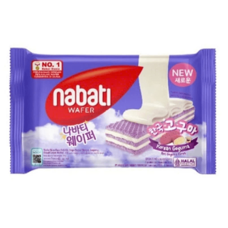 A-나바티 고구마 크림필드 웨이퍼 비스킷 50g (Bánh xốp Nabati nhân kem Goguma 50g)