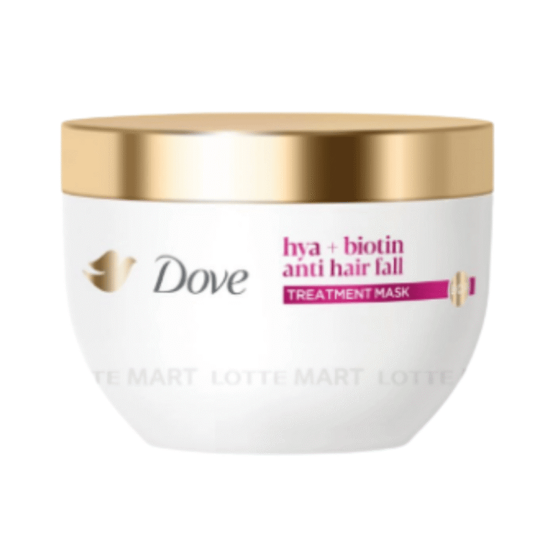A-도브 히알루론산 & 비오틴 함유 모발 끊어짐 방지 헤어 마스크, 300ml 용기(Kem Ủ Dove Ngăn Gãy Rụng Tóc Hyaluronic Acid và Biotin Hũ 300ml)