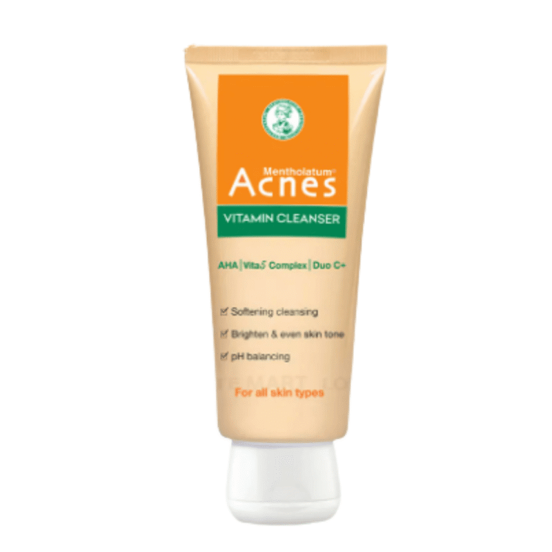 L-Acnes 비타민 자외선 차단 클렌징폼 50G (Kem Rửa Mặt Chống Nắng Acnes Vitamin Tuýp 50G)