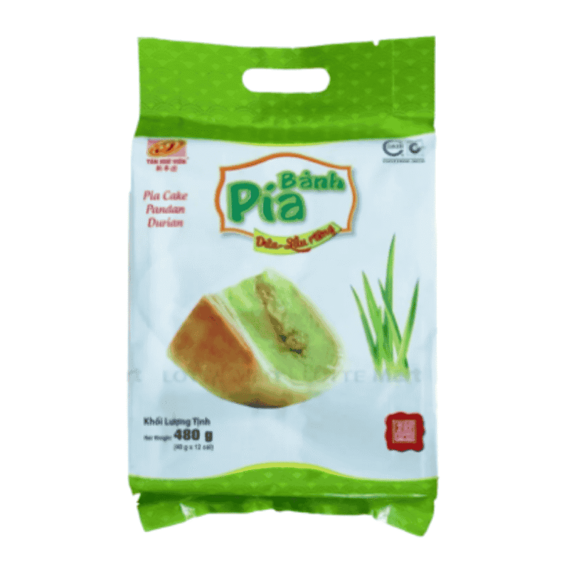 A-Tan Hue Vien 파인애플 두리안 반피아 480G (Bánh Pía Tân Huê Viên Nhân Dứa Sầu Riêng Gói 480g)