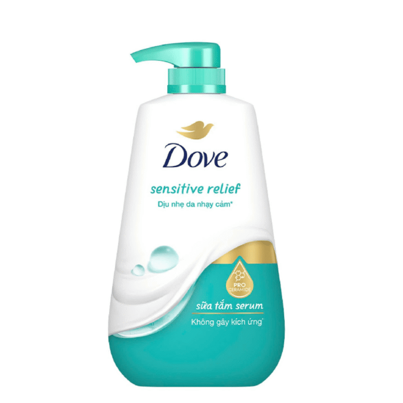 A-도브 세럼 바디워시 (민감성 피부용) 500g (Sữa tắm serum Dove dành cho da nhạy cảm 500g)