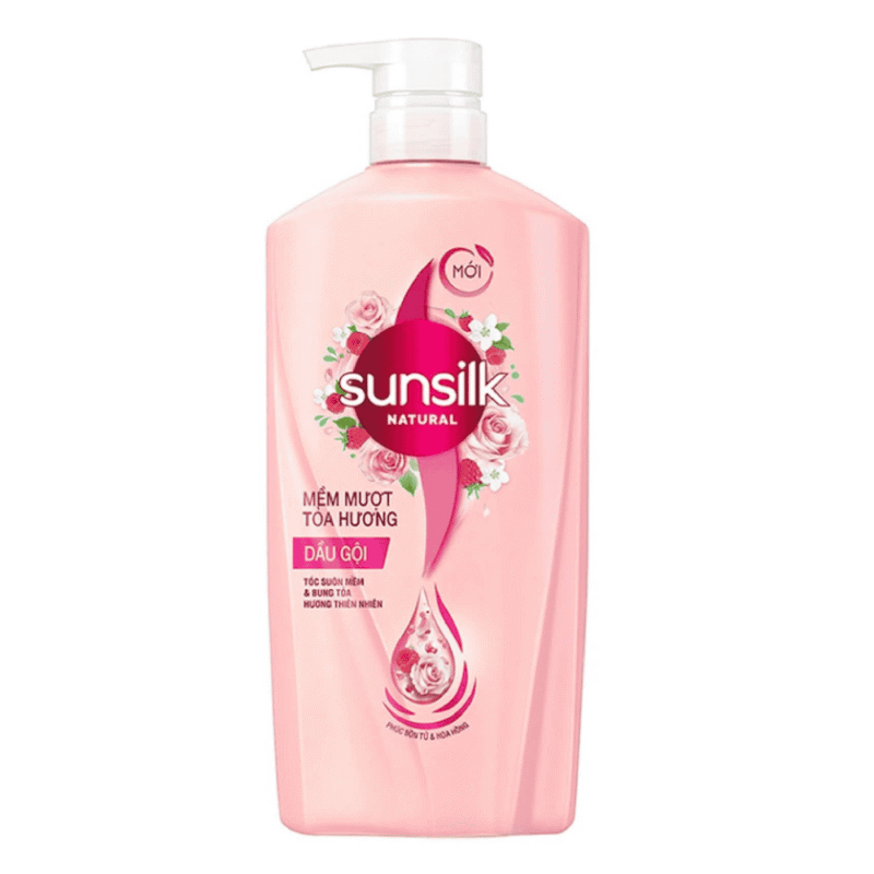 A-선실크 소프트 앤 스무스 프래그런스 샴푸 650g (Dầu gội Sunsilk mềm mượt tỏa hương 650g)