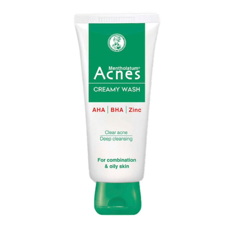A-아크네스 크리미 워시 페이셜 클렌저 100g (Sữa rửa mặt Acnes Creamy Wash 100g)