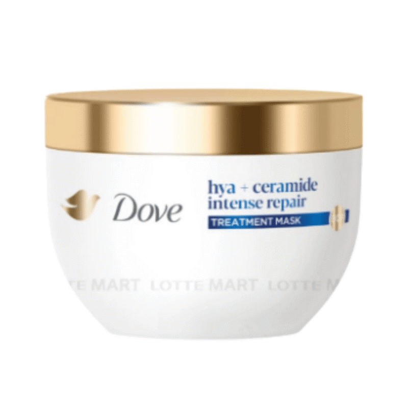A-도브 히알루론산 & 세라마이드 리페어링 마스크, 300ml 용기 (Kem Ủ Dove Phục Hồi Hư Tổn Hyaluronic Acid và Ceramide Hũ 300ml)