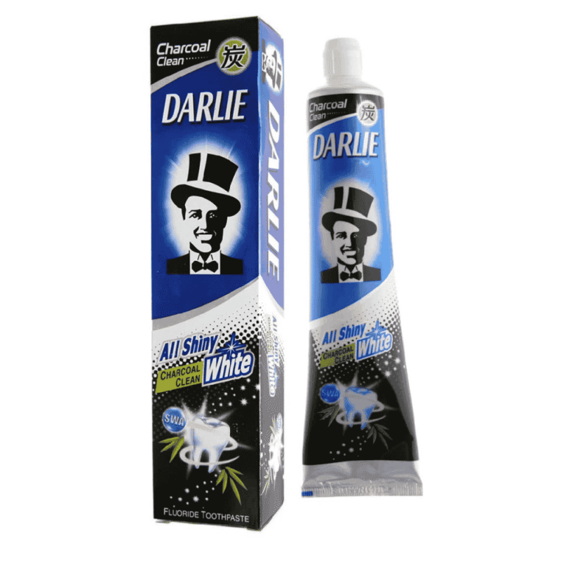 A-달리 숯 미백 치약 160g (kem đánh răng Darlie Charcoal trắng sáng 160g)