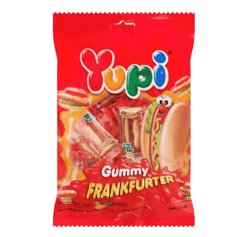 A-유피 프랑크푸르터 구미 캔디 84g (Kẹo dẻo Yupi Frankfurter 84g)