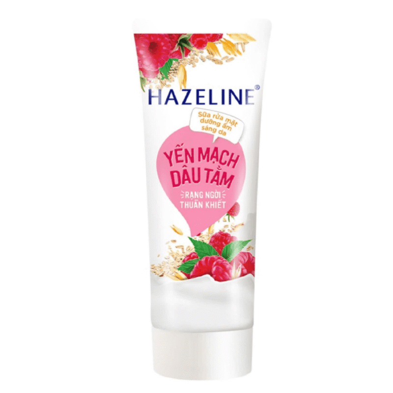 A-헤이즐린 오트밀 & 뽕나무 페이셜 클렌저 100g (Sữa rửa mặt Hazeline yến mạch dâu tằm 100g)