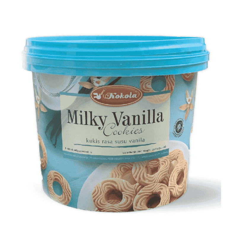 A-코콜라 밀키 바닐라 비스킷 400g (Bánh quy vani sữa Kokola Milky Vanilla 400g)