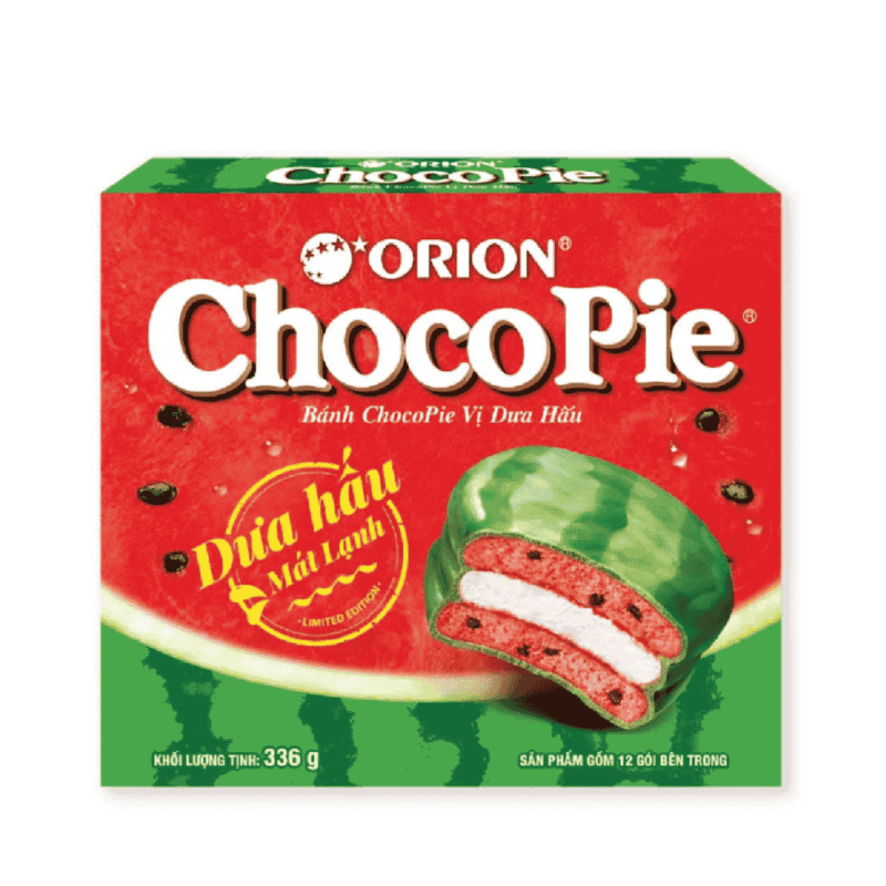 A-수박 초코파이 케이크, 12개입, 336g(Bánh Chocopie dưa hấu 12 cái 336g)
