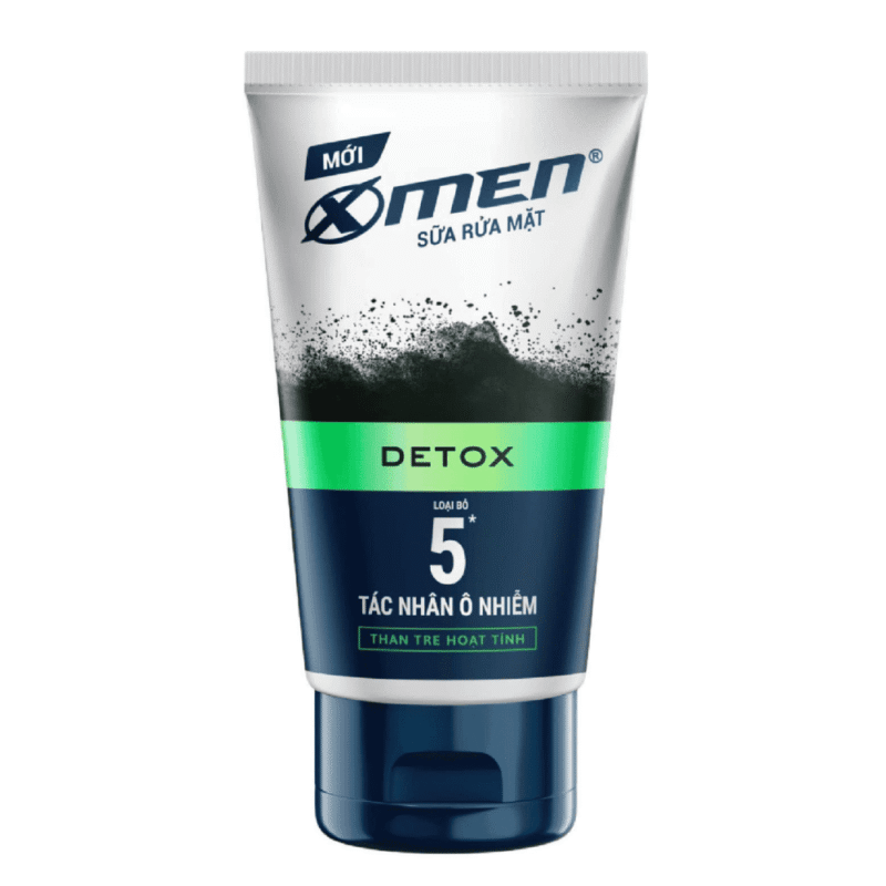 La-엑스맨 고 디톡스 5가지 오염 물질 제거 클렌징폼 100G (Sữa Rửa Mặt XMen Go Detox 100g)