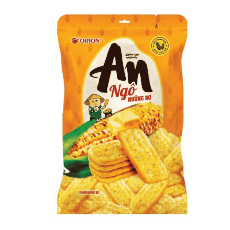 안비 콘버터 구운 쌀과자 120g (Bánh gạo An vị ngô nướng bơ 120g)